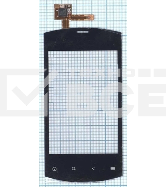 Сенсорное стекло (тачскрин) для Acer Liquid mini E310, черное