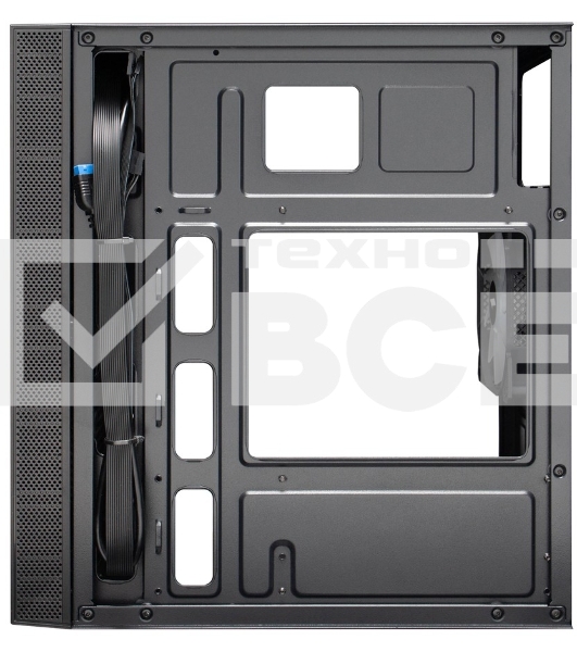 Компьютерный корпус 1STPLAYER FIREBASE X1 Black / mATX / 3x120mm LED fans / X1-BK-3F1
