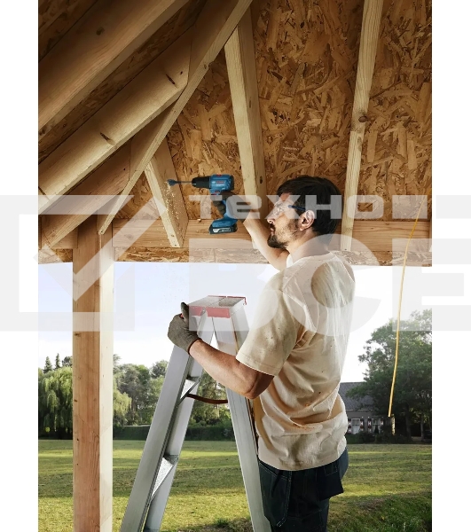 Дрель-шуруповерт Bosch GSB 185-LI, Аккумуляторная, 18В, 2 АКБ, Кейс, Ударная