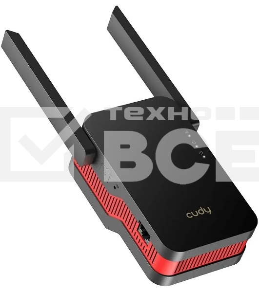 Повторитель беспроводного сигнала Cudy RE3000 AX3000 Wi-Fi черный