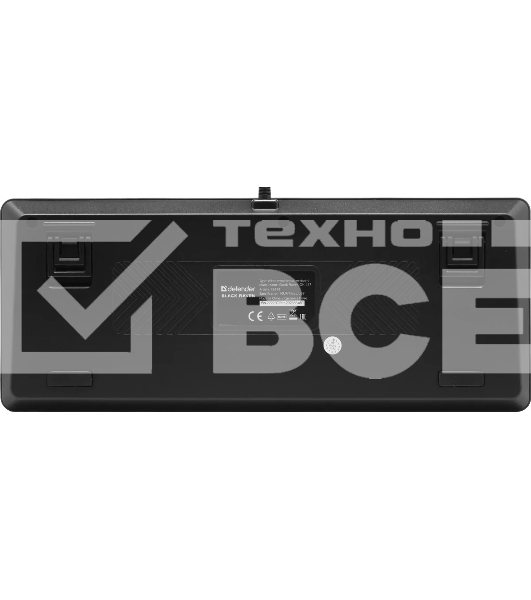 Клавиатура Defender Black Raven GK-417  проводная, USB, черный