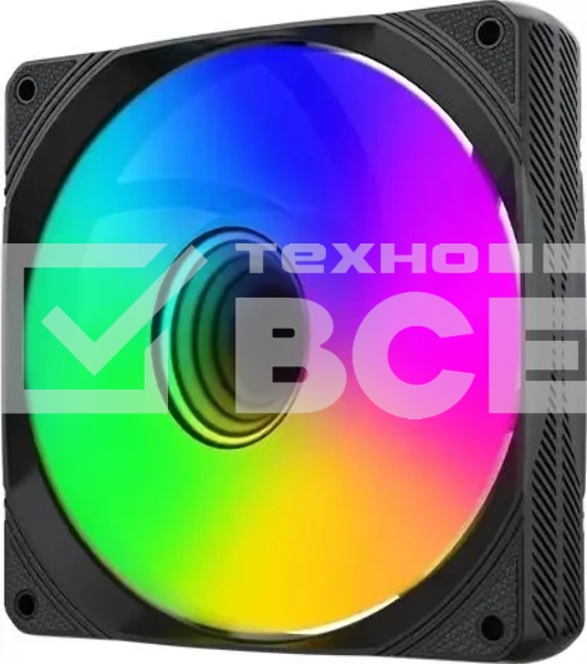 Вентилятор для корпуса Bloody BD-CF120ARGB1 ARGB черный, 120 мм, 1600 об/мин, 26 дБ, 4 pin