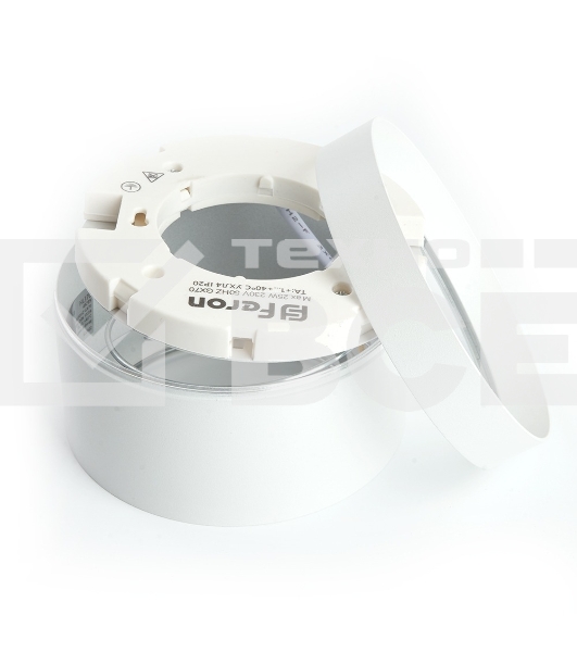 Светильник FERON HL370 ДПО-25w GX70 без лампы белый