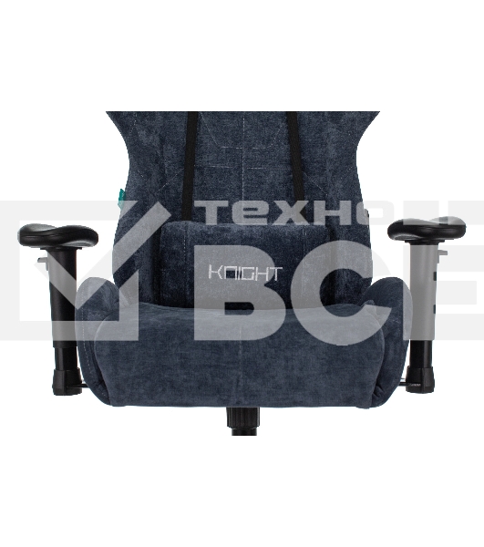 Кресло игровое Бюрократ VIKING KNIGHT LT27 FABRIC синий крестовина металл/пластик
