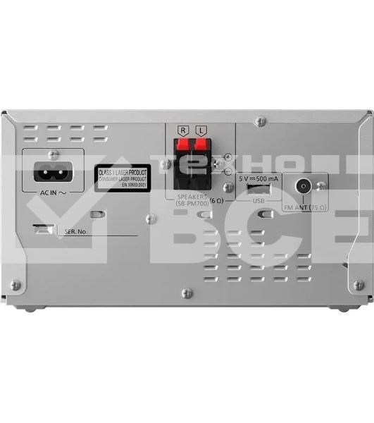 Микросистема Panasonic SC-PM700EE-S серебристый 80Вт CD CDRW FM USB BT