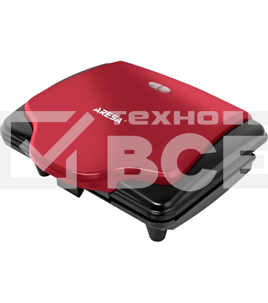 Вафельница ARESA W-603 (AR-2801)(Мощность 700 Вт. Материал корпуса - термостойкий пластик. Высококачественное антипригарное покрытие. 2 вафельные формы. Защита от перегрева. Световой индикатор питания. Световой индикатор нагрева и готовности к выпеканию.)