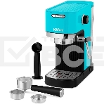 Кофеварка рожковая Kitfort КТ-7461 бирюзовый/черный, исп. кофе - молотый, 1.2 л, 1350 Вт, 20 бар, фото8