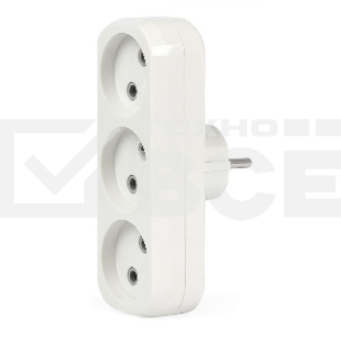 Плоский разветвитель Smartbuy (SBE-10-A02-3) 3 гнезда без заземления плоский 10А 250B