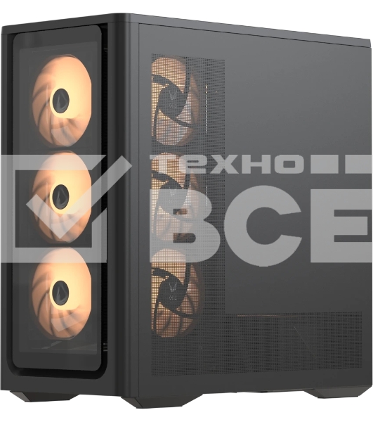 Компьютерный корпус Aerocool \ Formula V Line Air Power G9 DUO PA Black, ATX, TYPE-C*1, USB3.0*2, MESH/GLASS FRONT PANEL, FRONT 3x PERFORMANCE ARGB, REAR 1x PERFORMANCE ARGB