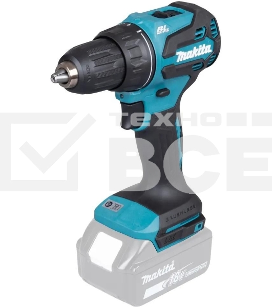 Дрель-шуруповерт Makita DDF490Z, без АКБ, без ЗУ