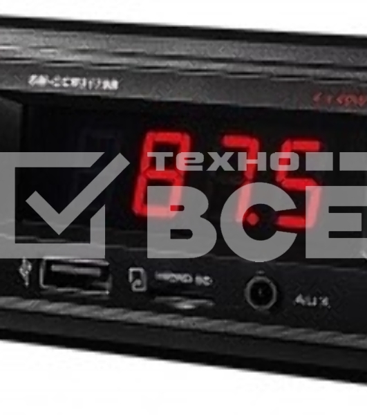 Автомагнитола Soundmax SM-CCR3179B, 1 DIN, Bluetooth, USB Type-A, AUX