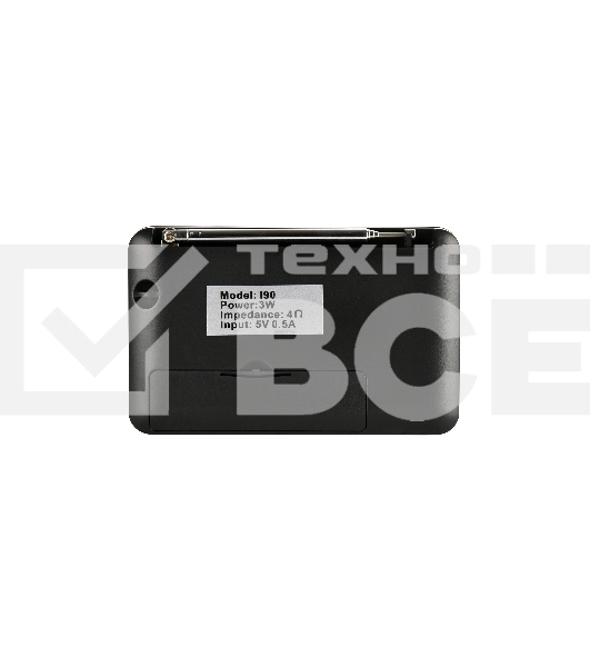 Радиоприемник PERFEO (PF_D0566) PALM, черный