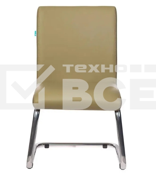 Кресло офисное Бюрократ CH-250-V зеленый искусственная кожа полозья