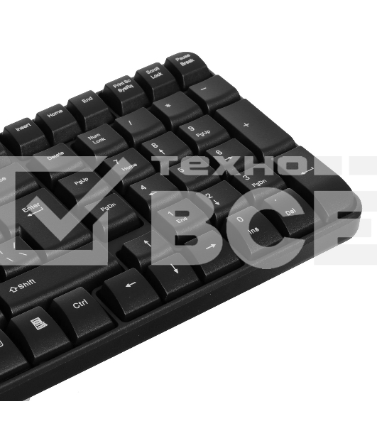 Комплект клавиатура+мышь Rapoo X1800S беспроводной, USB, 1000 DPI, чёрный