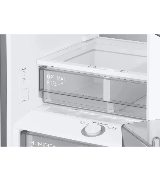 Холодильник Samsung RB38C7B4EB1/EF черный двухкамерный 276/114л морозилка снизу, No Frost