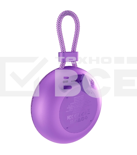 Портативная колонка круглая HOCO BS60  фиолетовый