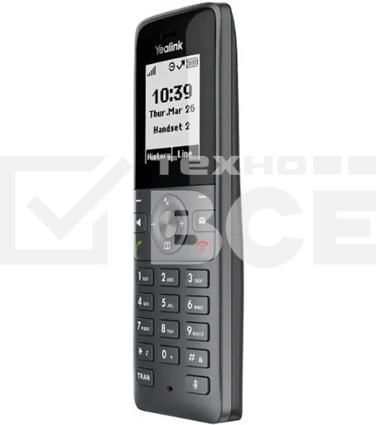 Телефон DECT-трубка Yealink W71H, экран 1.8
