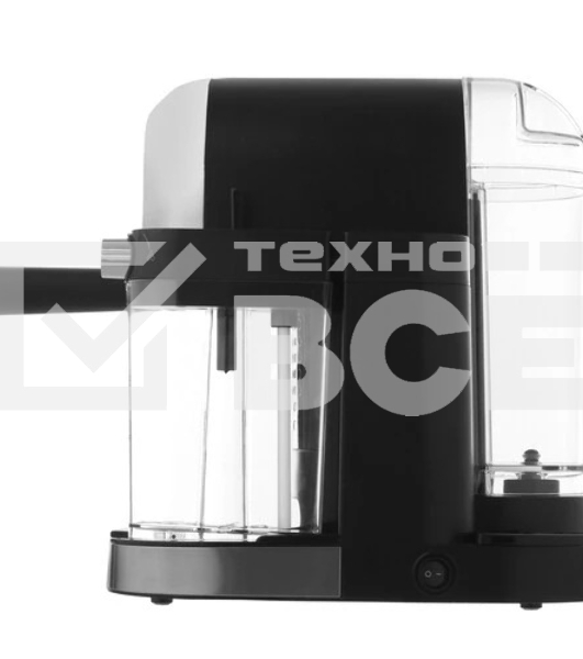 Кофеварка рожковая LEX LXCM 3503-1 черный, молотый 0.7 л, 1500 Вт, 15 Бар