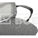 Кресло руководителя Бюрократ Wise серый, сетка/ткань, с подголов. крестов. пластик, фото21