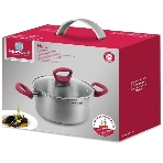 Кастрюля Rondell Heidi RDS-1114, 4.8л, с крышкой, 24см, сталь, фото2