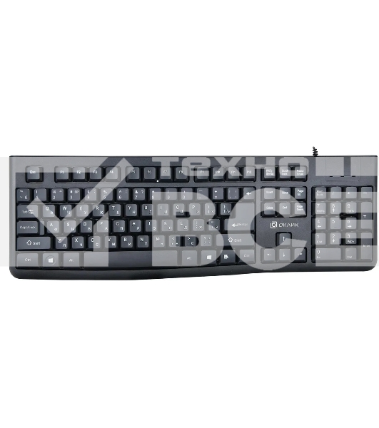 Клавиатура Oklick K135 (1914788) проводная, USB, черный