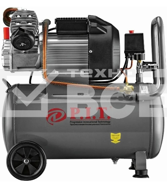 Компрессор поршневой P.I.T. PAC016003-2,5/50 безмасляный 350л/мин 50л 2500Вт