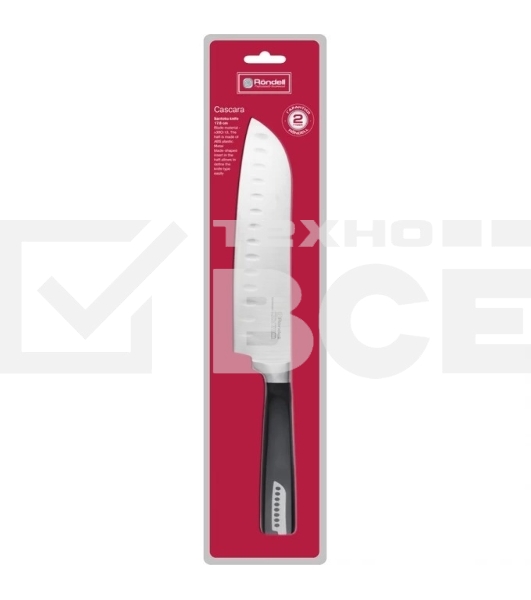 Нож Santoku Rondell Cascara RD-687 17,8 см