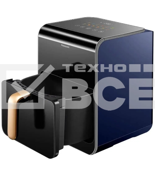 Аэрогриль Panasonic NF-CC600ATS черный, 1450 Вт, 6 л, упр. - сенсор, программ - 11