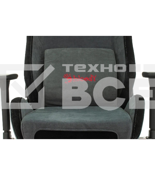 Кресло игровое A4Tech Bloody GC-420 серый, крестовина металл