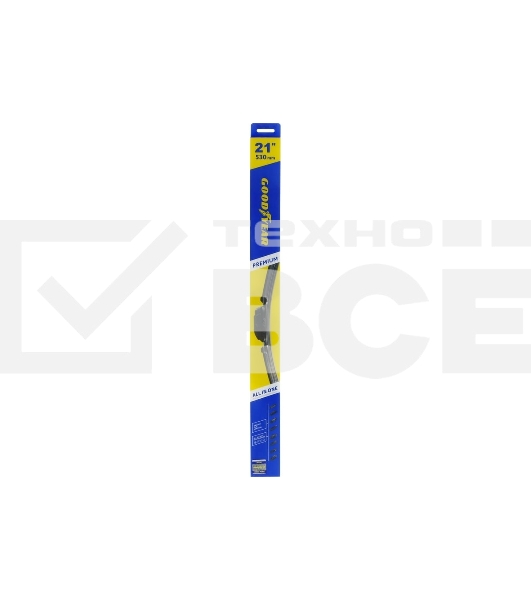 Щетка стеклоочистителя GOODYEAR GY000441 PREMIUM 21''/53см бескаркасная