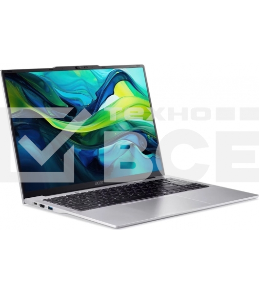 Ноутбук Acer Aspire Lite AL16-52P-52JZ 16' WUXGA IPS, Intel Core i5-1334U, 8Gb, 512Gb SSD, no OS, серебристый (NX.J23EM.