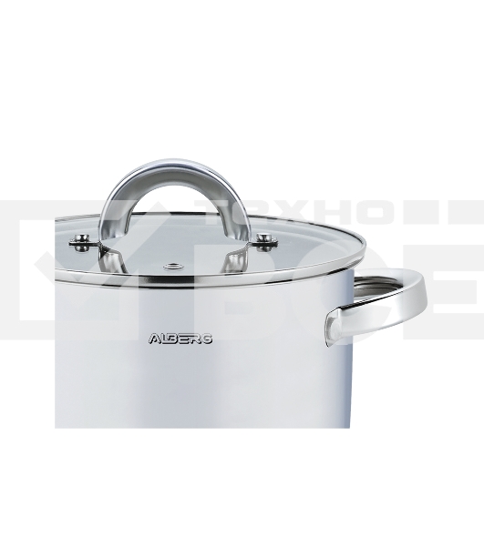 Кастрюля ALBERG AL-2130 с крышкой 7,6 л