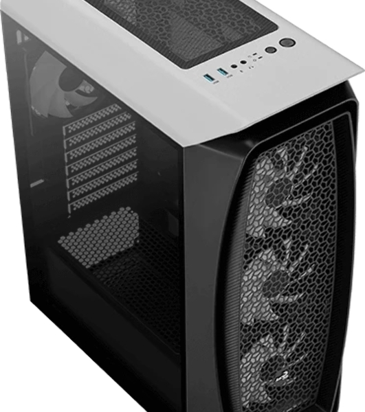 Компьютерный корпус Aerocool/Formula Aero One Frost-G-WT-v1 белый без БП ATX 4x120мм 2x140мм 2xUSB 3.0 audio bott PSU