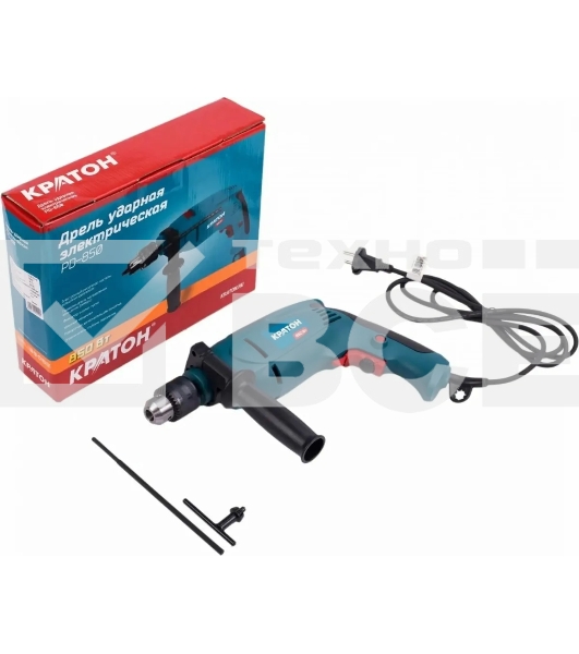 Дрель ударная Кратон PD-850 850Вт ключевой реверс (3 02 01 010)