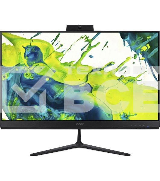 Моноблок Acer Aspire C24-2G 23.8' Full HD Ryzen 5 7430U (2.3) 16Gb SSD 512Gb RGr CR Windows 11 GbitEth WiFi BT 65W клавиатура мышь Cam черный 1920x1080