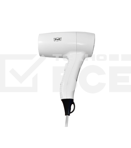 Фен для волос настенный Puff 1202, белый
