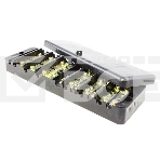 Коробка клеммная испытательная переходная ККИ2-2 (латунь, прозрачная крышка) EKF, фото 1