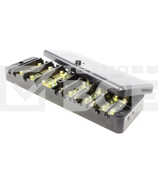 Коробка клеммная испытательная переходная ККИ2-2 (латунь, прозрачная крышка) EKF