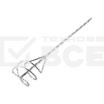 Насадка-миксер оцинкованная 600х100мм SDS+ Вихрь 73/3/7/4, фото 1