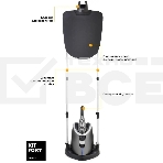 Отпариватель Kitfort КТ-927 серебристый, 2100 Вт, 30÷5 г/мин, 1200 мл, фото6