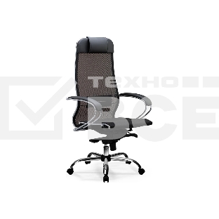 Кресло офисное МЕТТА 'SAMURAI' S-1.04, сверхпрочная ткань-сетка, черное