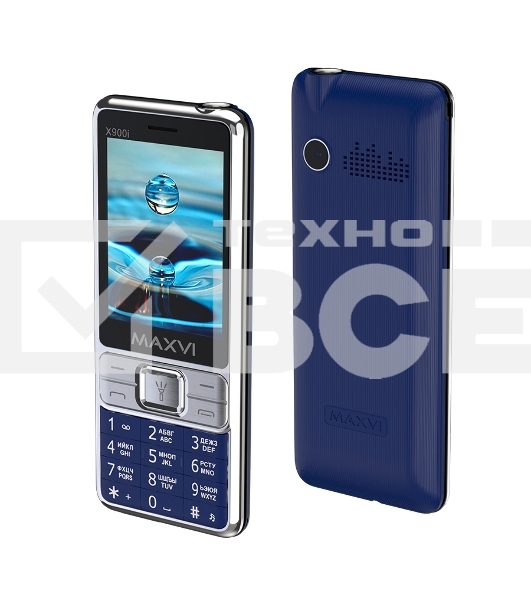 Мобильный телефон Maxvi X900i синий