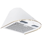 Вытяжка каминная Elikor Эпсилон 50П-430-П3Л белый/золотистый, 50 см, 430 м³/ч, 54 дБ, фото 1