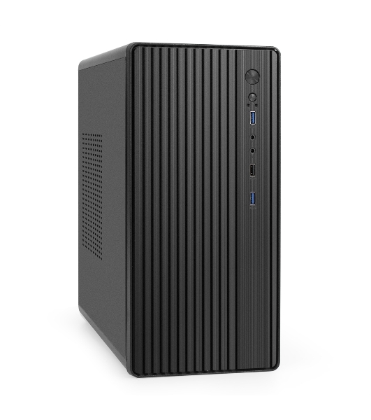 Корпус ExeGate BAA-503U2-UNS500, Mini-Tower, чёрный, 1 x 80/90 мм, БП 500 Вт