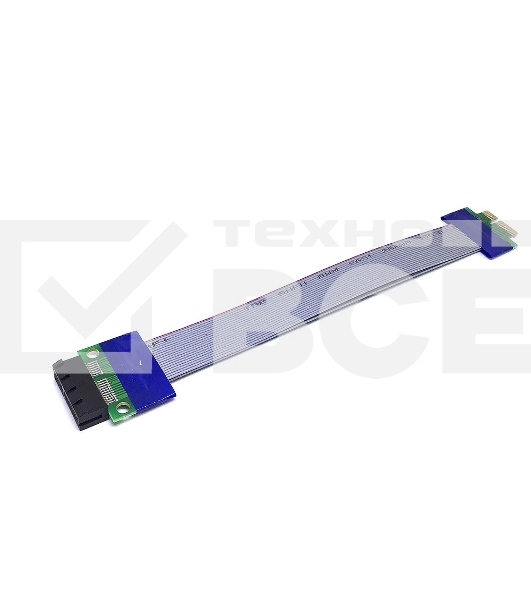 Переходник кабель удлинитель PCI-E x1 Female to PCI-E x1 Male, Espada EPCIEM-PCIEF18r