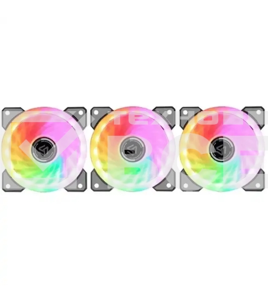 Вентилятор для корпуса Alseye CRLS-300DS черный, 120 мм, 1800 об/мин, 18.5 дБ, 4 pin