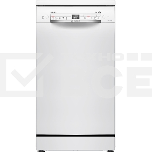 Отдельностоящая посудомоечная машина Bosch SPS2HMW54Q, 45 см, 10 комплектов, 5 программ, электронное управление, дисплей