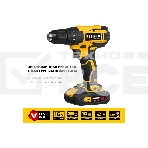 Дрель-шуруповерт аккумуляторная STEHER CD-160-1, Аккумуляторная, 16В, Кейс, фото8