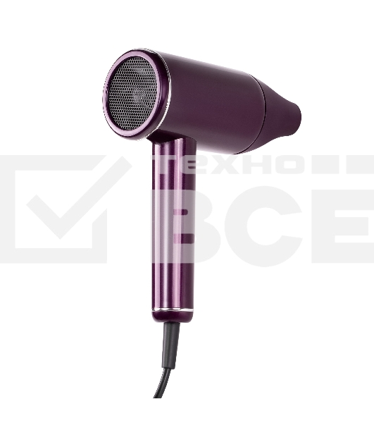 Фен для волос Galaxy Line GL 4358, violet dreams, 2100 Вт, 2 скорости потока воздуха, функция «холодный воздух», насадка-концентратор, защита мотора от перегрева