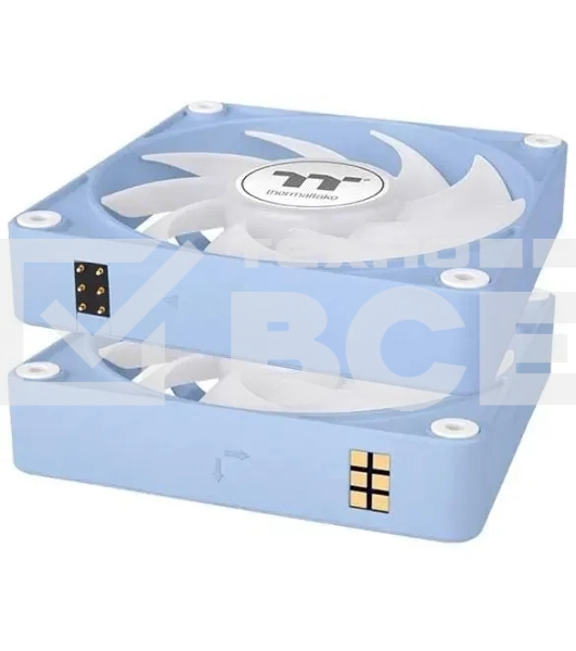 Вентилятор для корпуса Thermaltake CT140 EX Sync Hydrangea ARGB 140х140x25 синий (упаковка 3шт) CL-F197-PL14BU-A